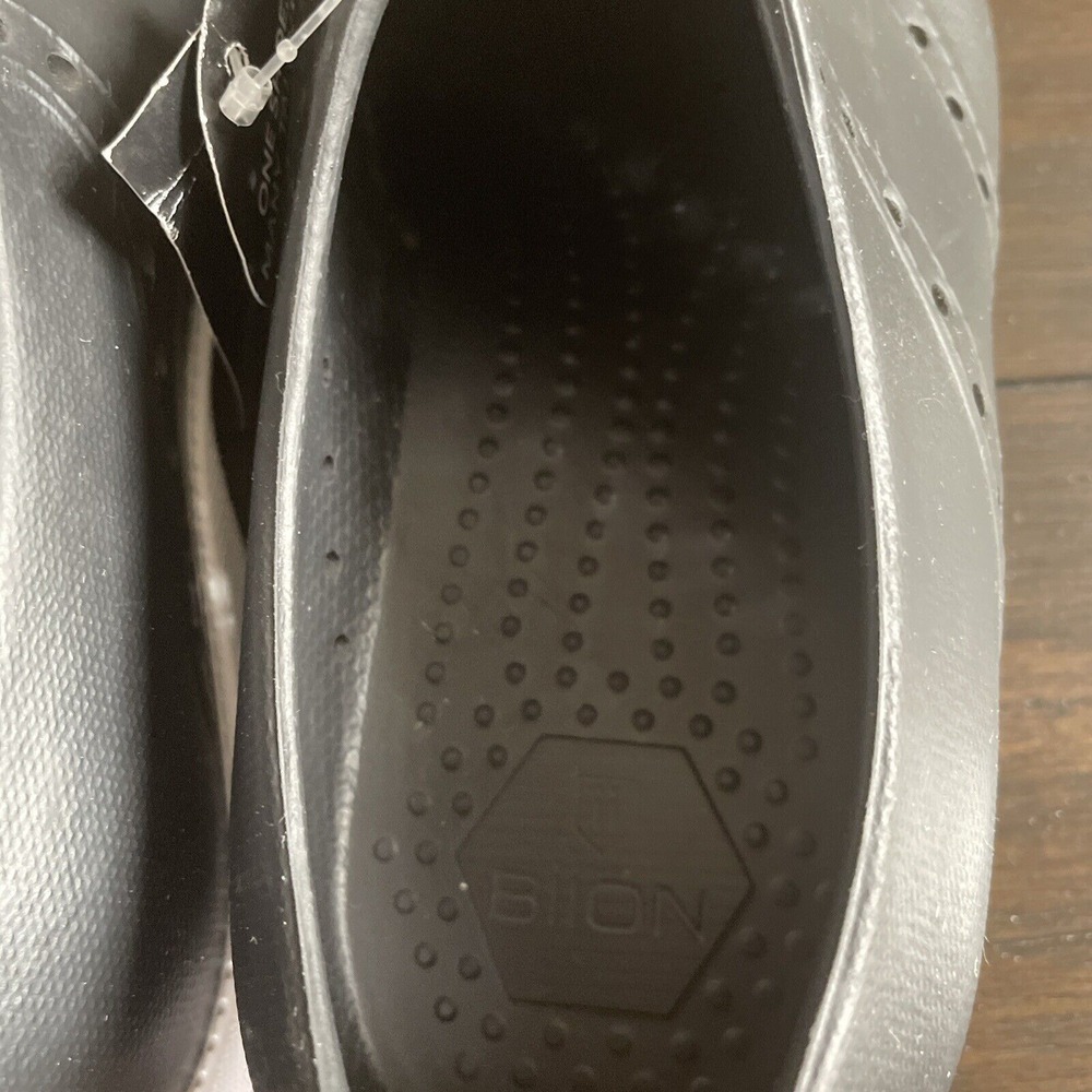 Biion Womens Size 7 Golf Shoes Black New With tags Rubber Softspike - Picture 6 of 10